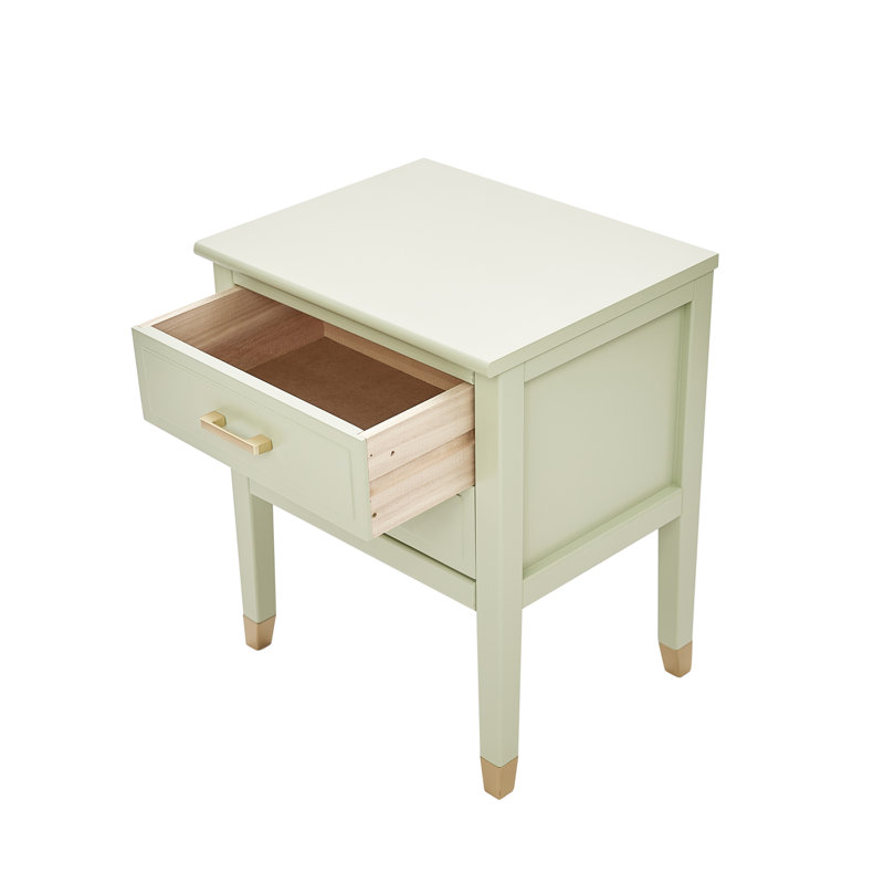 Cormac 50cm W Bedside Table, Teal