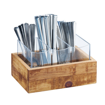 Madera 3 Section Flatware Organizer