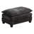 Cloud , Black Breathable Chenille, Modern Sectional Couch For Primary Living Space, Double Layer Seat, Adjustable , Medium-Soft Generous Proportions, American Design, Luxurious Velvet Upholstery,-845887326