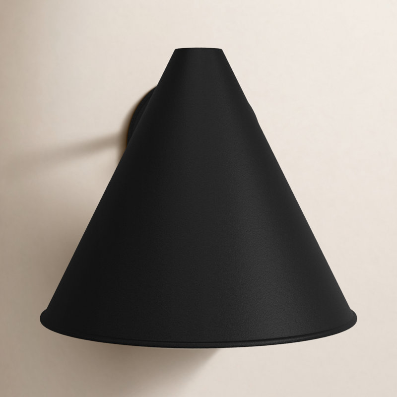 Dedmon Wall Light, Black, No