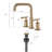 Widespread 2-handle Bathroom Faucet with Drain Assembly-73458819