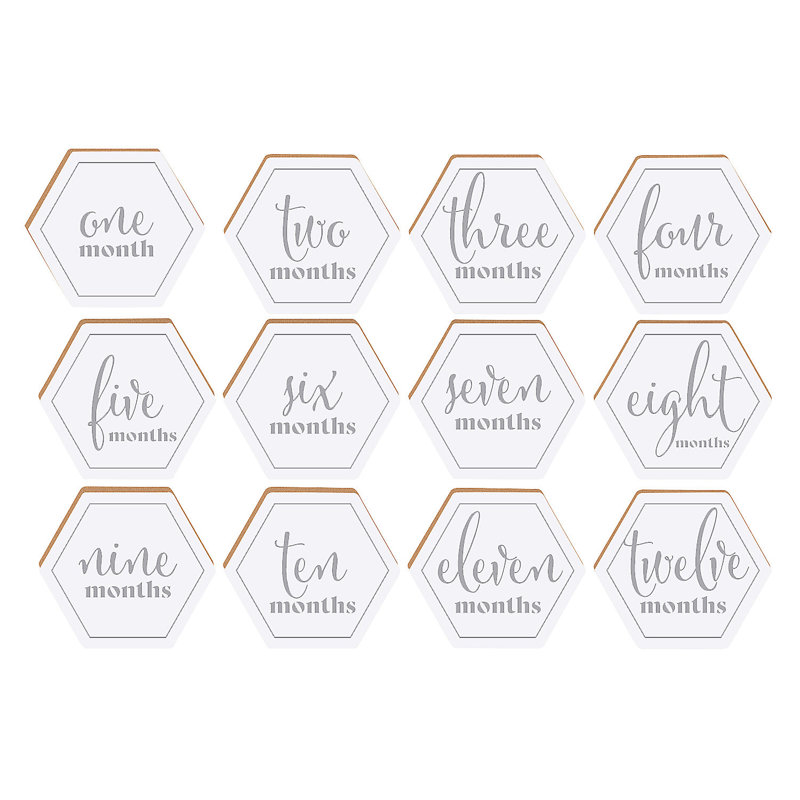 Ensemble de 12 plaques décoratives Ileah
