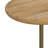 Turner 12"W Solid Mango Wood Top Modern Side Table With Genuine Marble And Iron Base-696440376