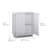 Tenley Modern Solid Wood Accent Storage Cabinet with Adjustable Shelf and Recessed Channel Doors-949341839