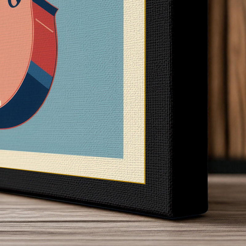 Violin in Stillness Modern - Wrapped Canvas, 30x20 - 76.2 x 50.8 cm, Black Border