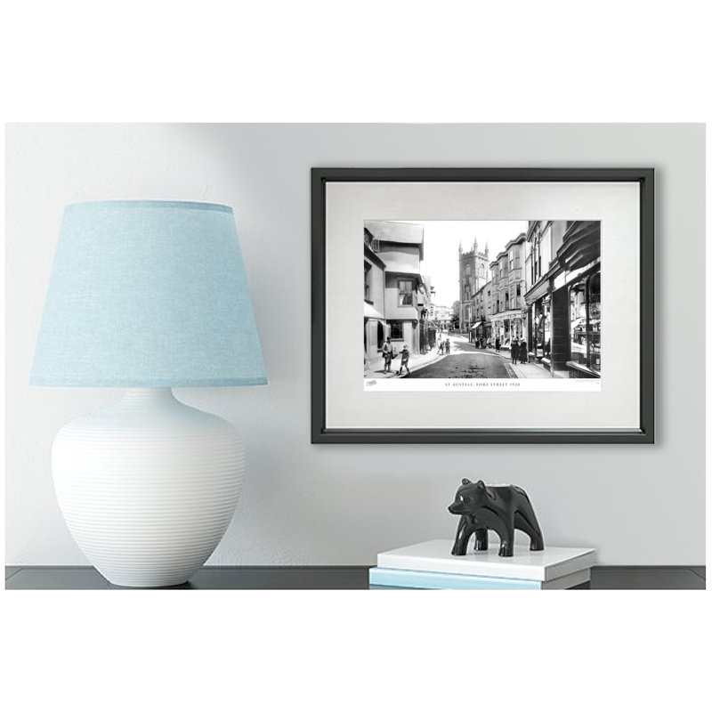 St Austell, Fore Street 1920 by Francis Frith - Single Picture Frame Print, 28cm H x 36cm W x 2.3cm D