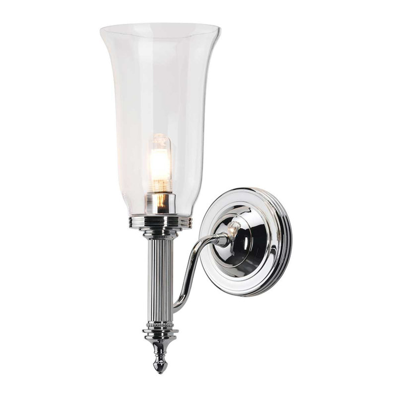 Thompsonville Armed Sconce, Polished Chrome