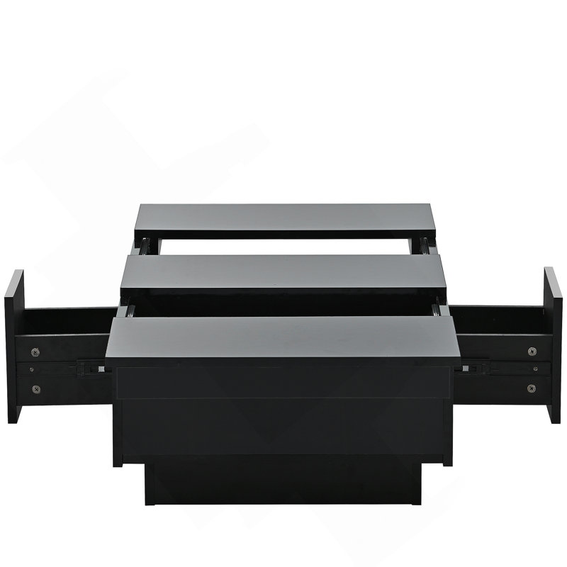 Multifunctional Coffee Table with 2 large Hidden Storage Compartment