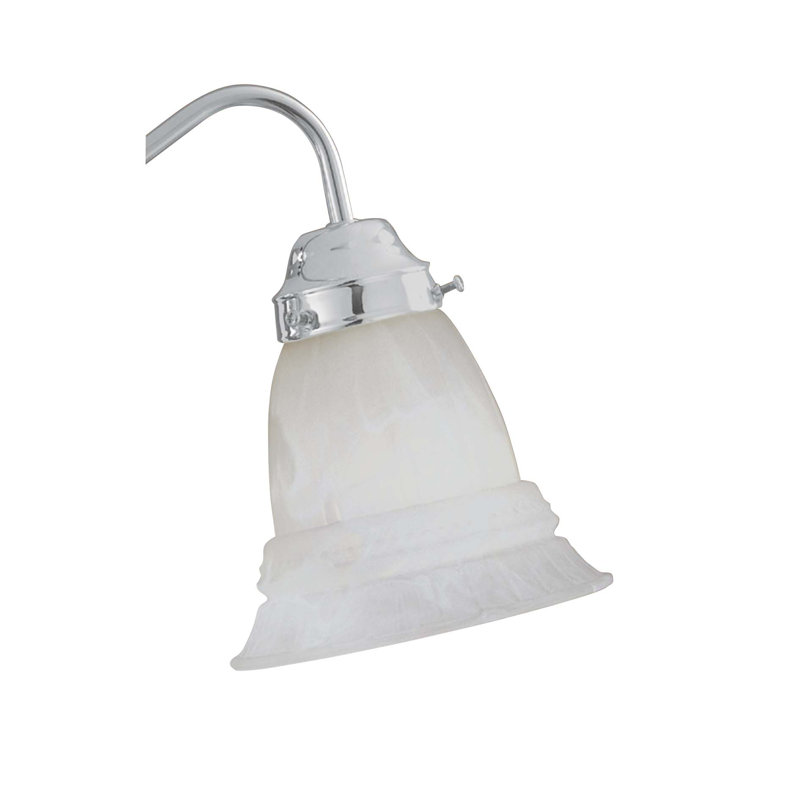 4.63'' H Glass Bell Ceiling Fan Fitter Shade