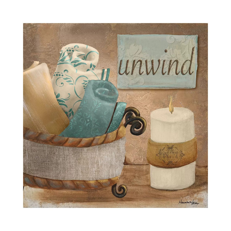 Unwind by Hakimipour-Ritter - Wrapped Canvas Painting, 93.98 cm H x 93.98 cm W x 3.175 cm D