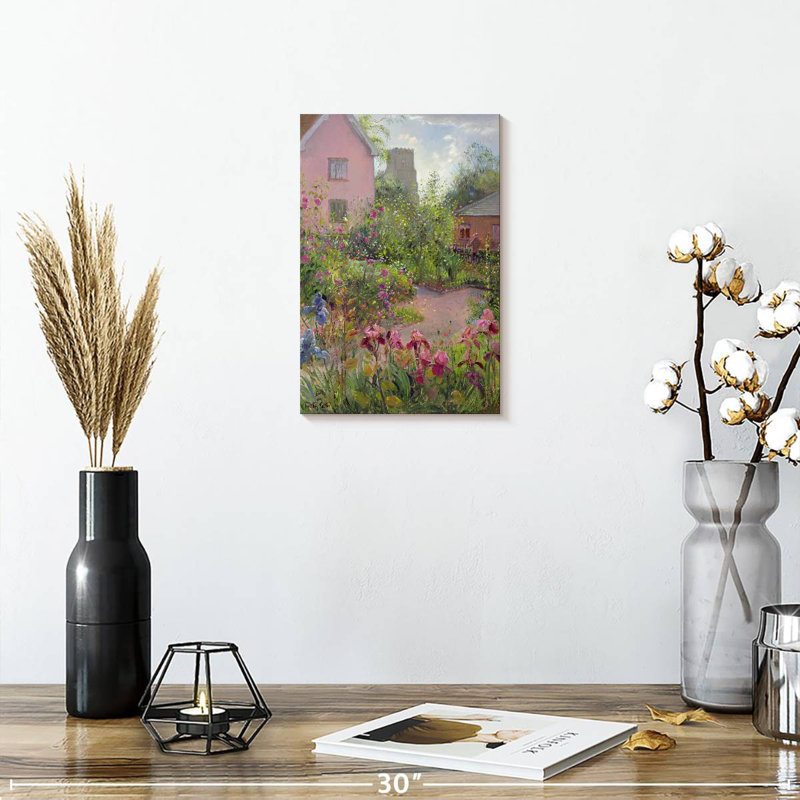Alvord Herb Garden At Noon, 12" H x 8" W
