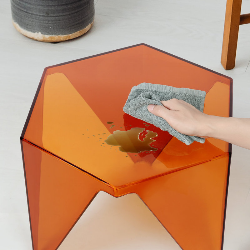 Table basse Table de bout, Orange