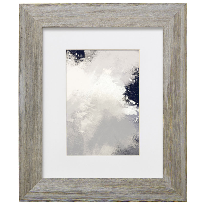 Cadre photo en bois gris, 8 po x 10 po emmêlé à 5 po x 7 po