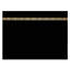 Black Frosted Glass Striped Placemat