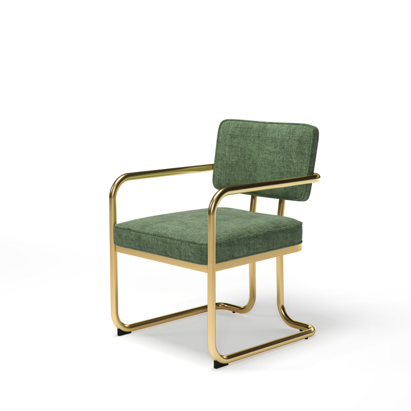Table de poker Prohibition Series 60 "avec cinq chaises de salle à manger Prohibition, Noir / vert / or
