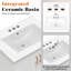 Meuble-lavabo simple 24,17 po avec comptoir d'évier