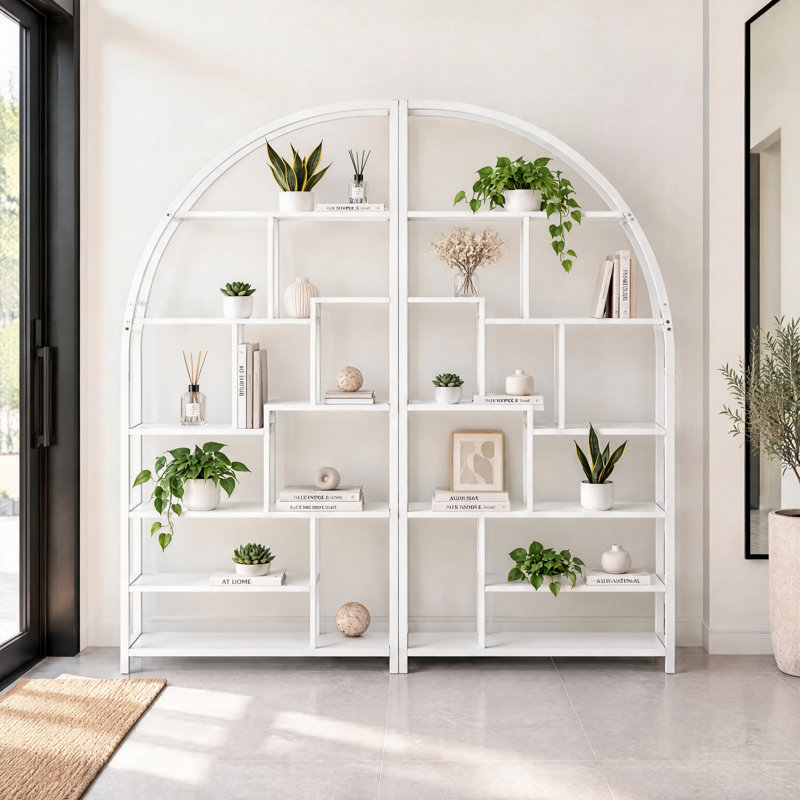 Bibliothèque 70,28 "avec cloison arquée, 1