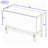 Modern Extendable Drop Leaf Dining Table for 4 with Space-Saving-516264263