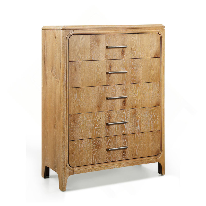 Commode et commode en bois naturel 1pc