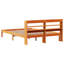 Bed Frame With Headboard Without Mattress Wax Brown-1935992345