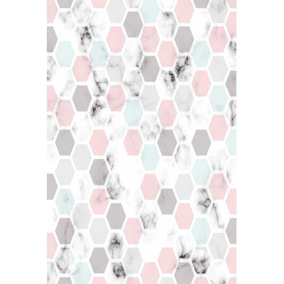 Premium Hall Carpet, 3.3 x 6.6 Feet, 100% Polyester, 0.3 in Pile Height | Antibacterial, Non-Slip Underside, Machine Washable | Elegant 3D Digital Print Design, Perfect for Entryways & Living Rooms