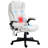 High Back Vibration Massage Office Chair with 6 Vibration Points, Heated Reclining with Remote-306515886-318800396