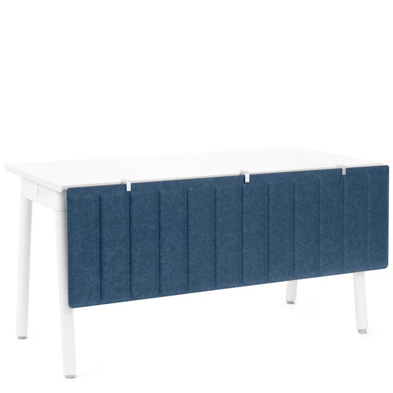 Panneau de modestie moulé pivotant, 17,5 po, Bleu très foncé, 57"
