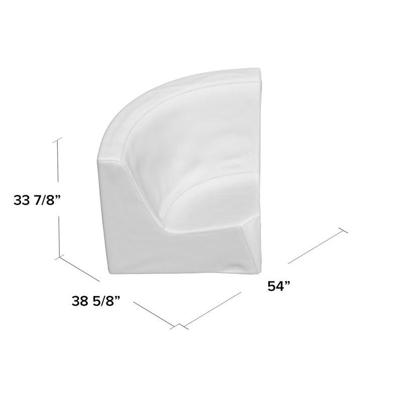 ClubNow Outdoor Lounge Chair, Chill White