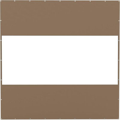 Rideau transparent d'extérieur robuste et résistant, résistant aux intempéries et aux déchirures pour les patios, les pavillons de jardin, les pergolas et l'écran d'intimité