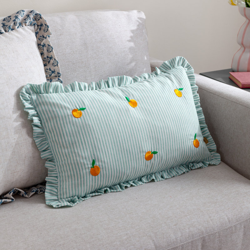 Les Fruites Striped Rectangular Cushion Cover