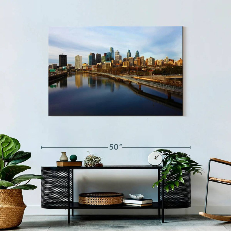 Paysage urbain de Sireci, Philadelphie, H 30 po x l 45 po