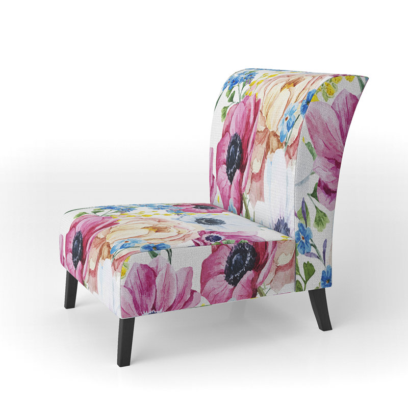 Multicolore anémones - Fauteuil de chambre rembourré Cabin & Lodge
