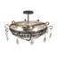 3 - Light Semi Flush Mount