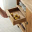 Armoire console en bois d'orme massif