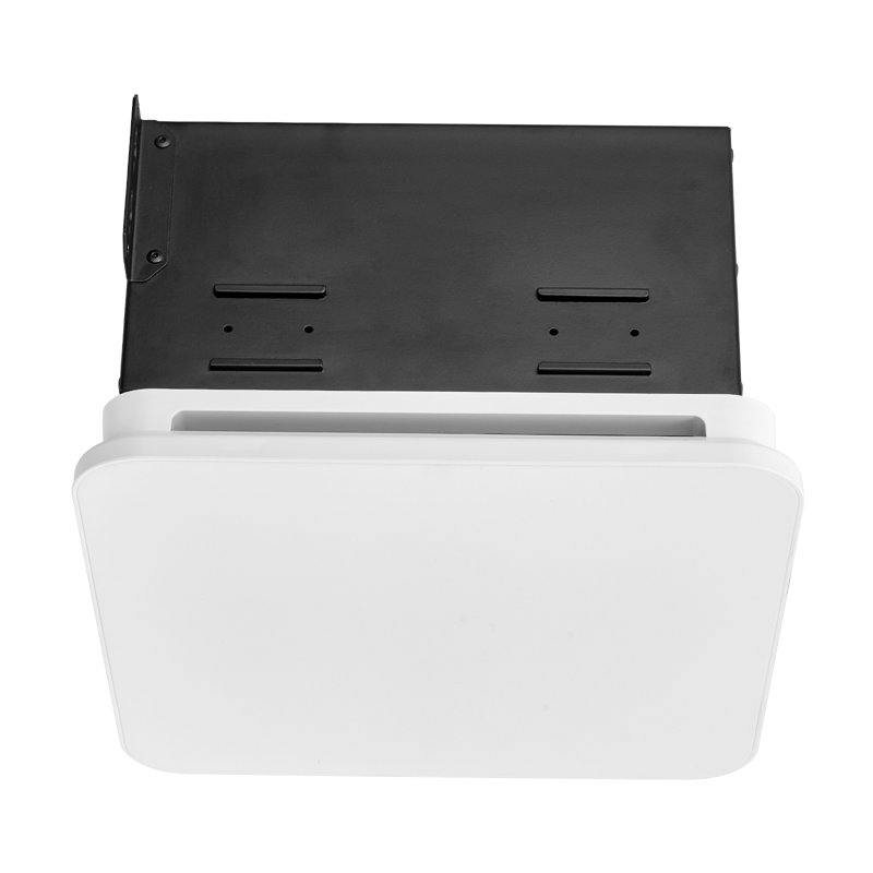 Bathroom Exhaust Fan with LED Light, 80 CFM 4000K Bathroom Vent, 1.5 Sones Low-Noise, Motor Ceiling Fan for Laundry Room, Storage Room, Home Ventilation