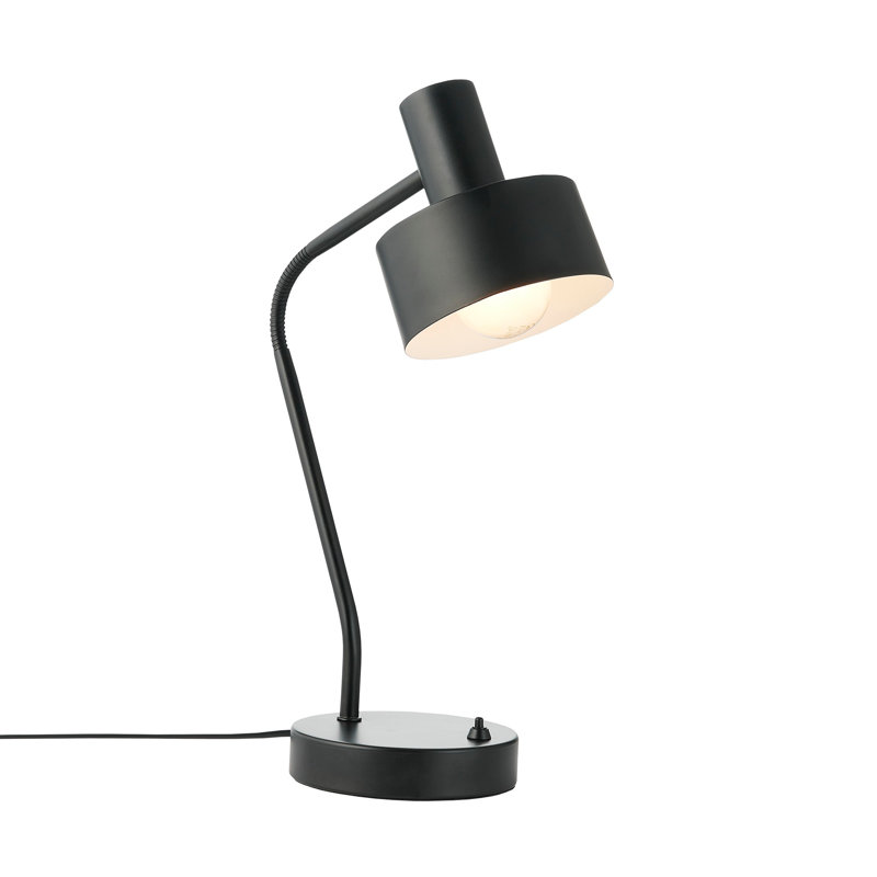 Matis Metal Desk Lamp, Black