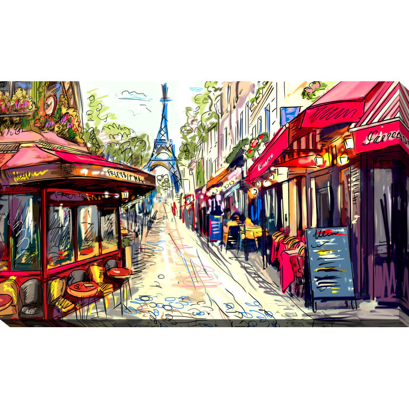 «Paris by Day», impression sur toile tendue, H 28 po x l 48 po x P 1,5 po