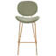 Luana Upholstered Counter Stool with Metal Frame-121394625