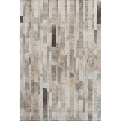 Premium Machine Washable Marasco AMF1630 Stripes Rug