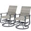 Ensemble de 2 fauteuils oscillants d'extérieur Outsunny