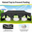 Auvent en métal 10 pi x 30 pi-100012259