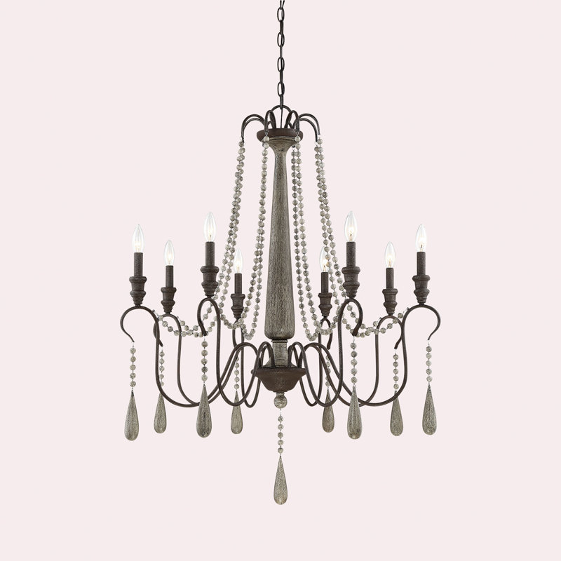 Lustre traditionnel de style bougie Kensley