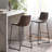 Set Of 2 30" Cedric Faux Leather Barstool Vintage Brown