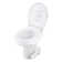 Yescom 0 Gallons GPF Round Chair Height Floor Mounted Bidet Toilet (Seat Included)