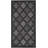 Adianey Red Barrel Studio Easy Care Trellis Charcoal/Black Indoor/Outdoor Area Rug-2077077004
