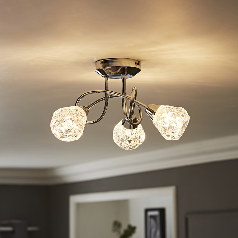 Goodson Crystal Semi Flush Mount
