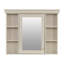 Meuble-lavabo de 36 po avec armoire à pharmacie, armoire à miroir moderne avec tablette réglable, armoire de rangement pour salle de bain à 4 tiroirs, armoire de rangement à cadre en bois-865369312