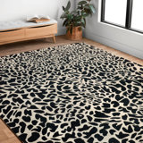 Masai Wool Animal Print Indoor Rug