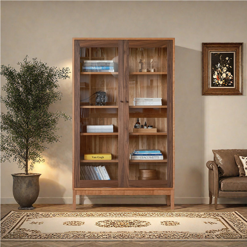 American style closed multilayer bookcase
