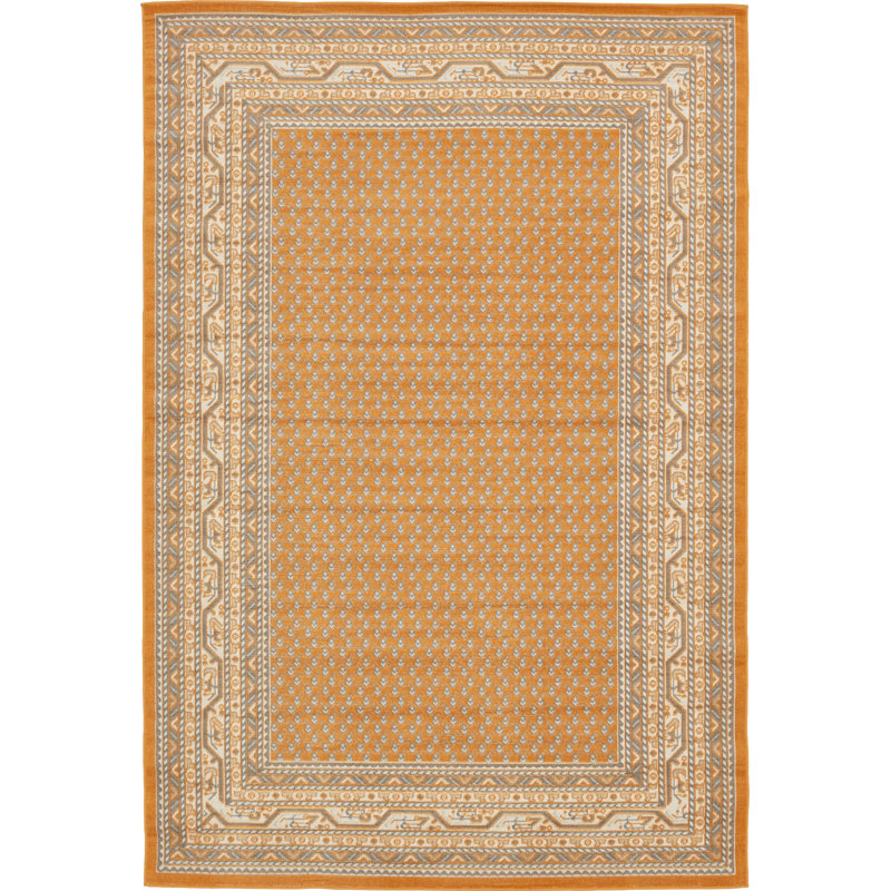 Swinson Geometric Indoor Rug, Rectangle 6'1" x 9'